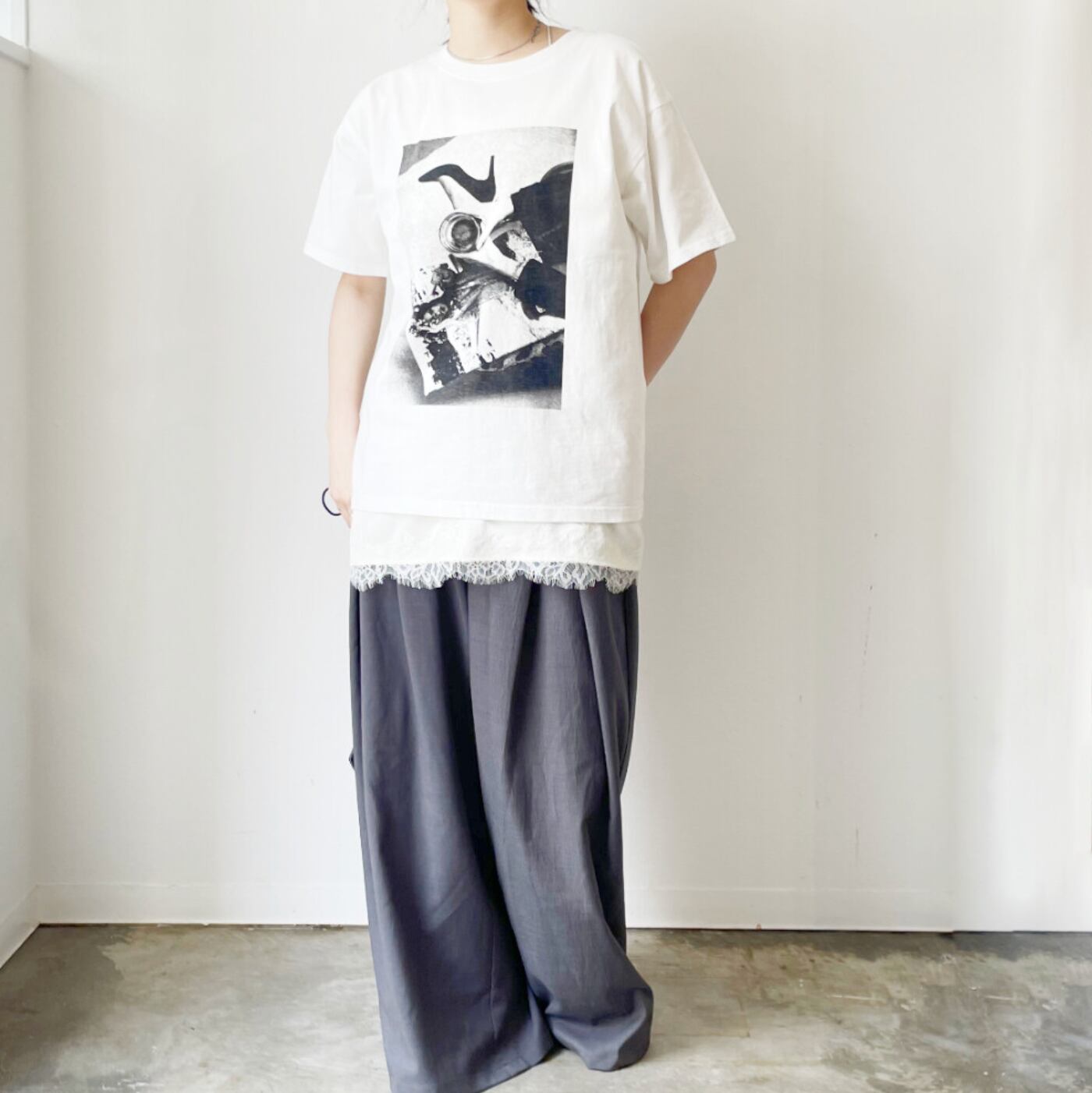 ナンバーミーTOKYO"RETRO PHOTO TEE"WHITE
