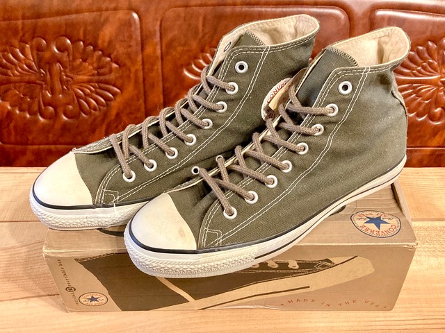 converse（コンバース） ALL STAR Hi（オールスター ）  ハイカット コンバットグリーン 9.5 28cm 90s USA 237