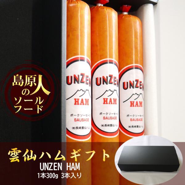 雲仙ハムギフト(1本300g 3本入)【送料別】 | 肉工房みぞた