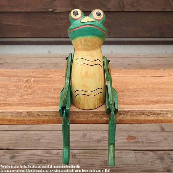 ヴィンテージ　バリ　BALI 木彫り　木製　オブジェ