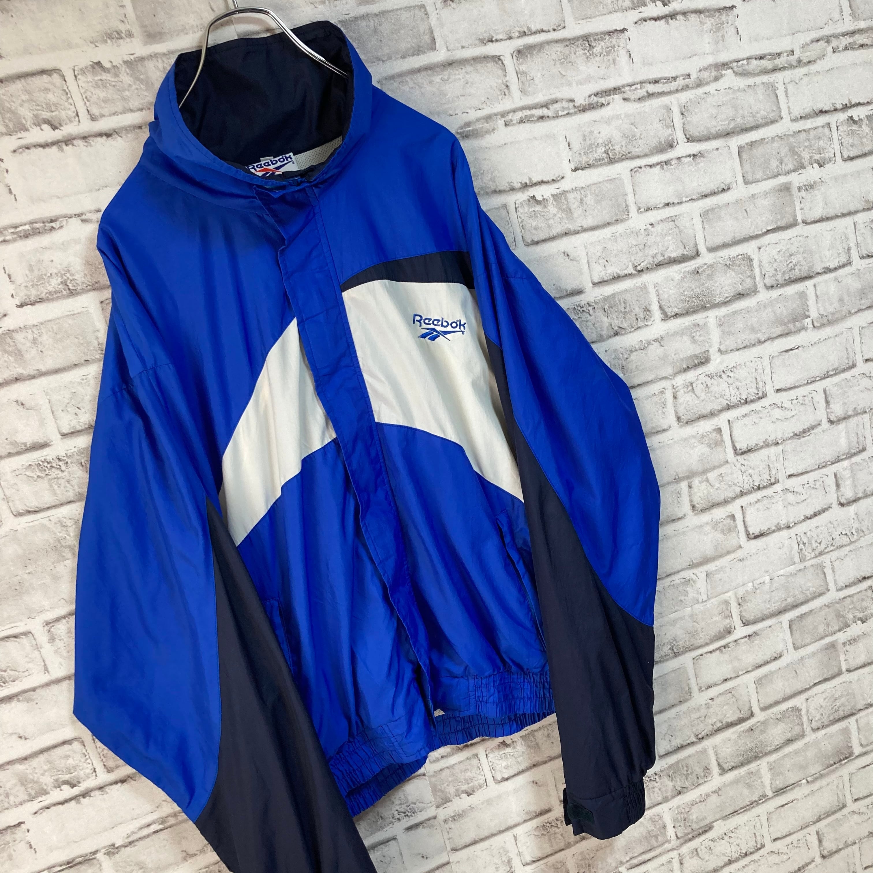 Reebok】Nylon Jacket L相当 Made in USA 90s リーボック ナイロン ...