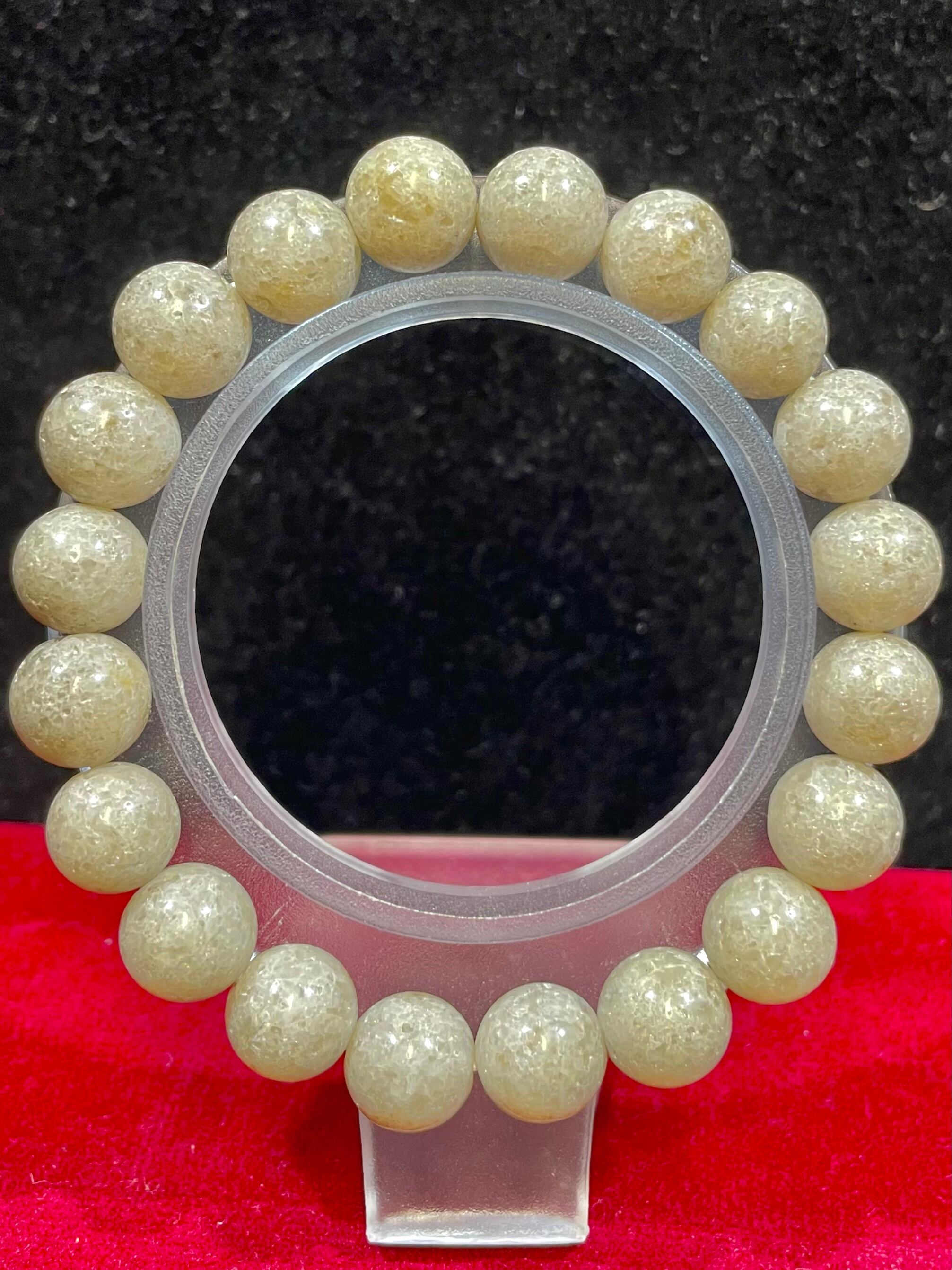 2) 天孫降臨!霊性クオーツ「神石・ニニギ水晶」ブレスレット10mm