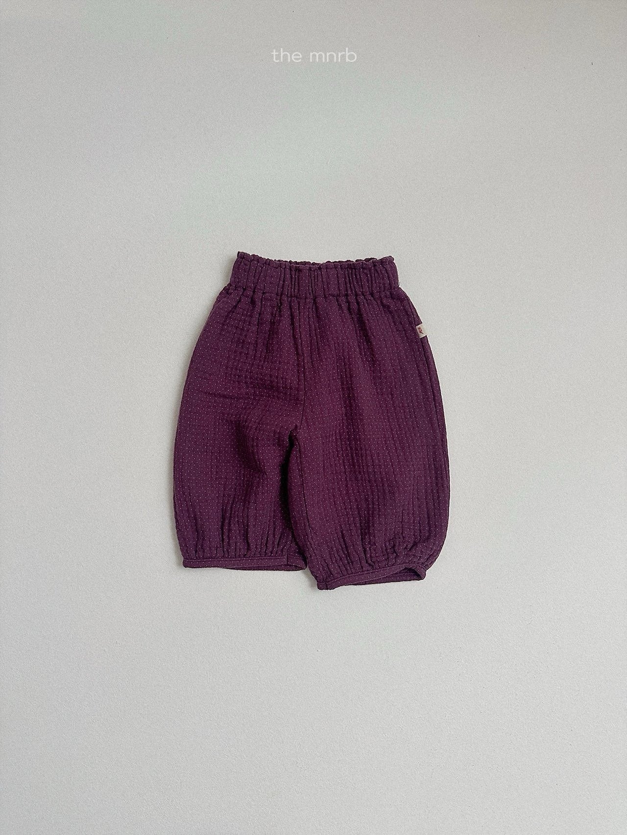 送料無料【予約】/ トントン8部ジョガーパンツ/ minirobe