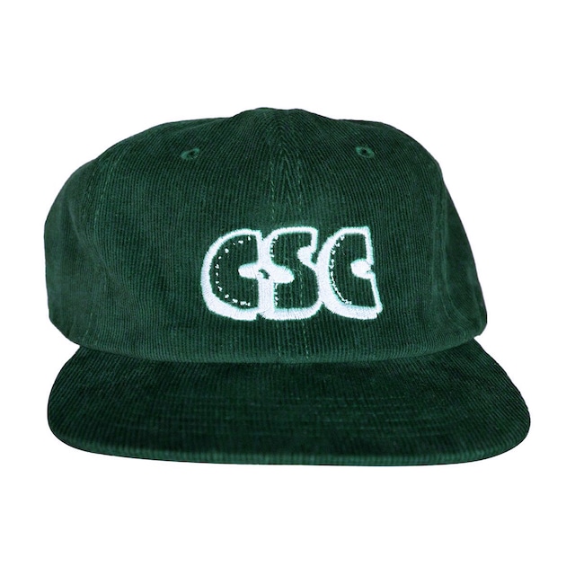 Crenshaw Skate Club | Corduroy OG Logo 6 Panel / Green