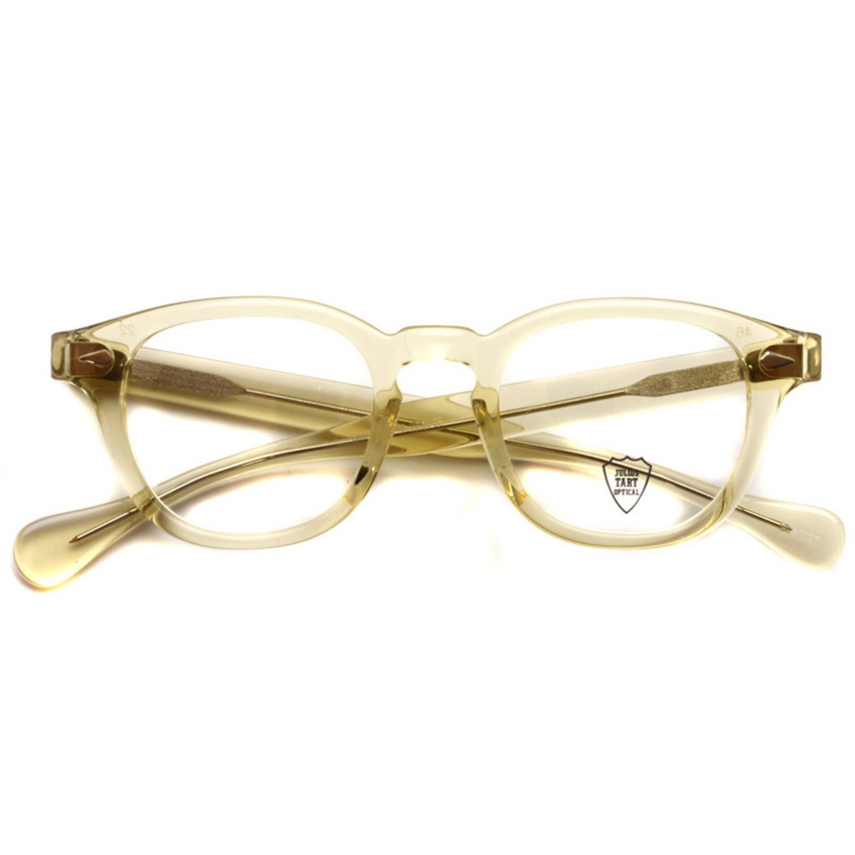 JULIUS TART OPTICAL / AR / ブリッジ:22mm / Champagne シャンパン 