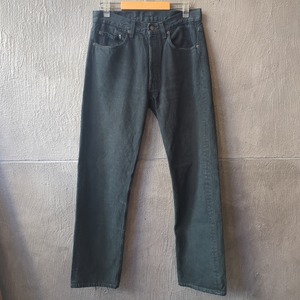 ［USED］90s Vintage Levi's 501 Piece Dyeing Black Denim Pants W32
