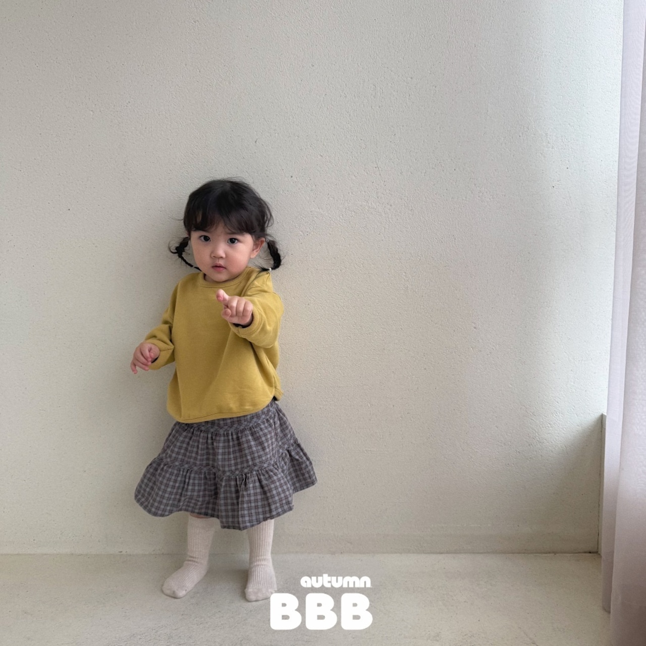 韓国子供服 / 26Autumn / 〖取寄〗BBB / パンパン無地Tシャツ / ユニセックス / キッズ服 *XXS~XL*