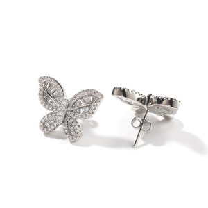 ▼再入荷《Zircon｜Silver925》Butterfly Papillon ピアス