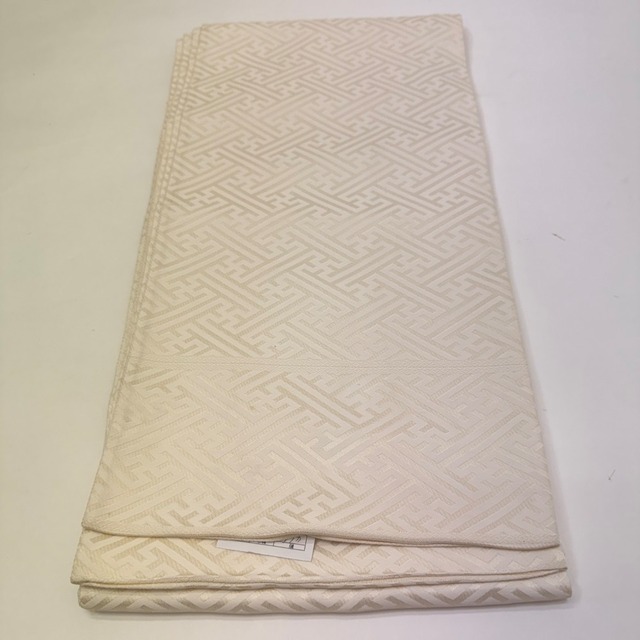 掛下帯 白帯 466cm 長尺帯 花嫁衣装 貸衣装 中古 リサイクル レンタル処分 結婚式 婚礼 着付け 舞台 きもの 着物 6696