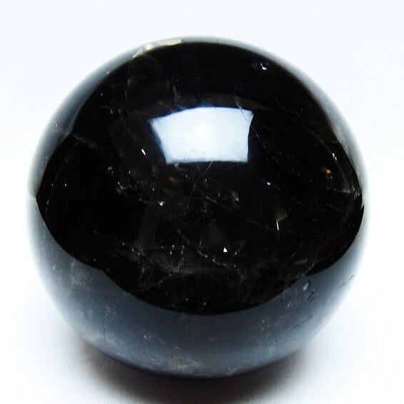 2.1Kg 黒水晶 丸玉 120mm モリオン 丸玉 モリオン スフィア 一点物 161-929