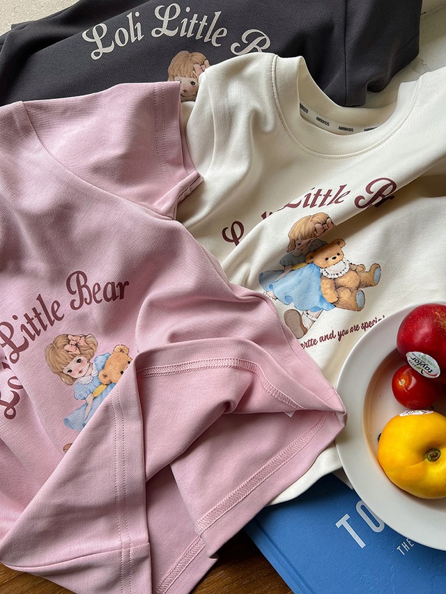 【KID】プリンスくまプリント半袖Tシャツ - 11