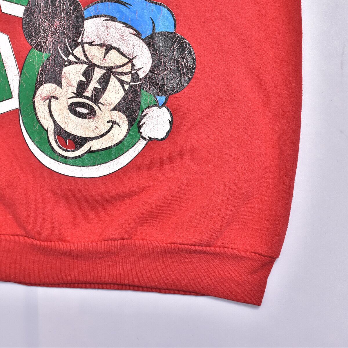 90s アメリカ製 Disney ミッキ&ミニー HO HO HO クリスマス 90s アメリカ製 Disney ミッキ&ミニー HO HO HO クリスマス