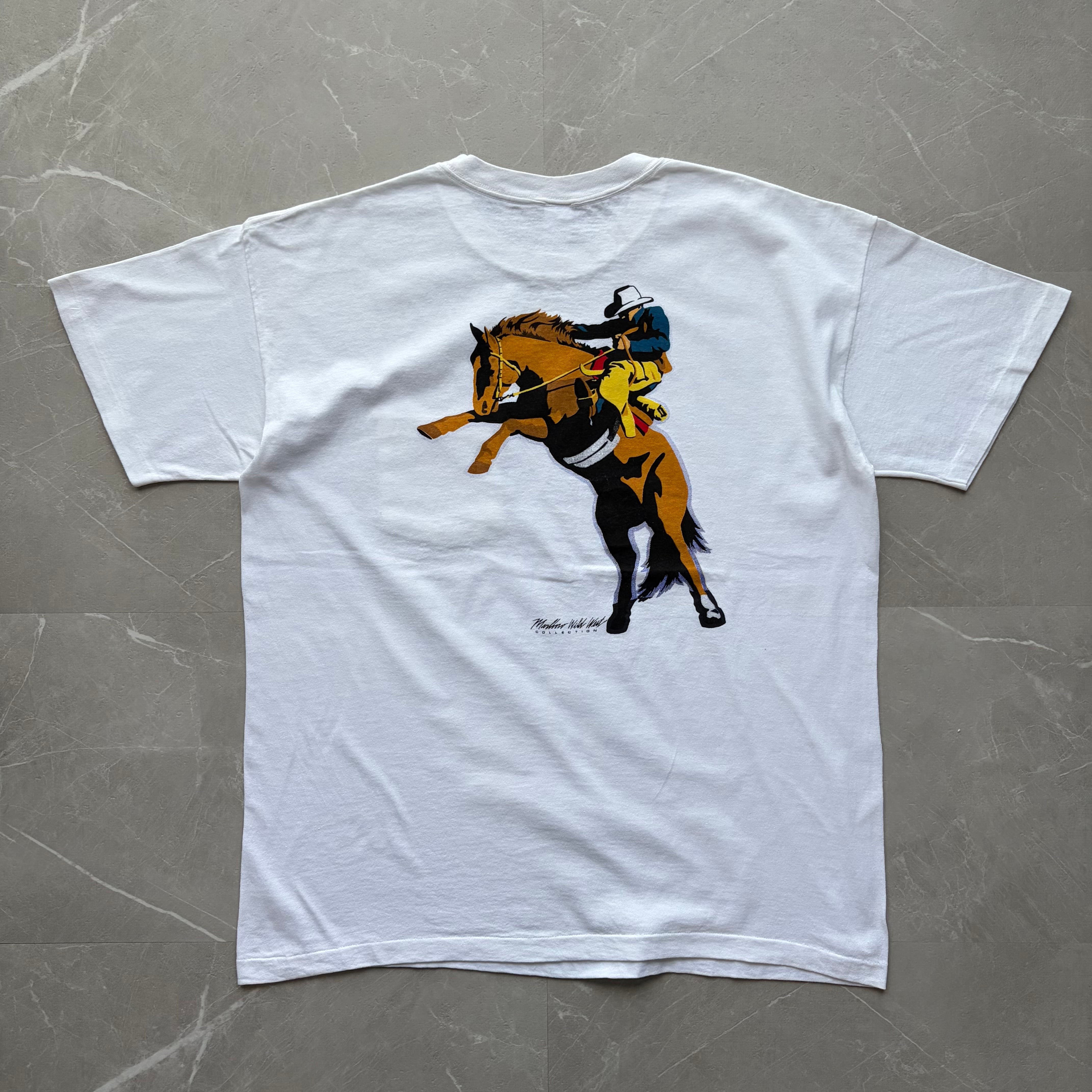 古着 90s USA製 Budweiser バドワイザー ビール 企業 カエル T 