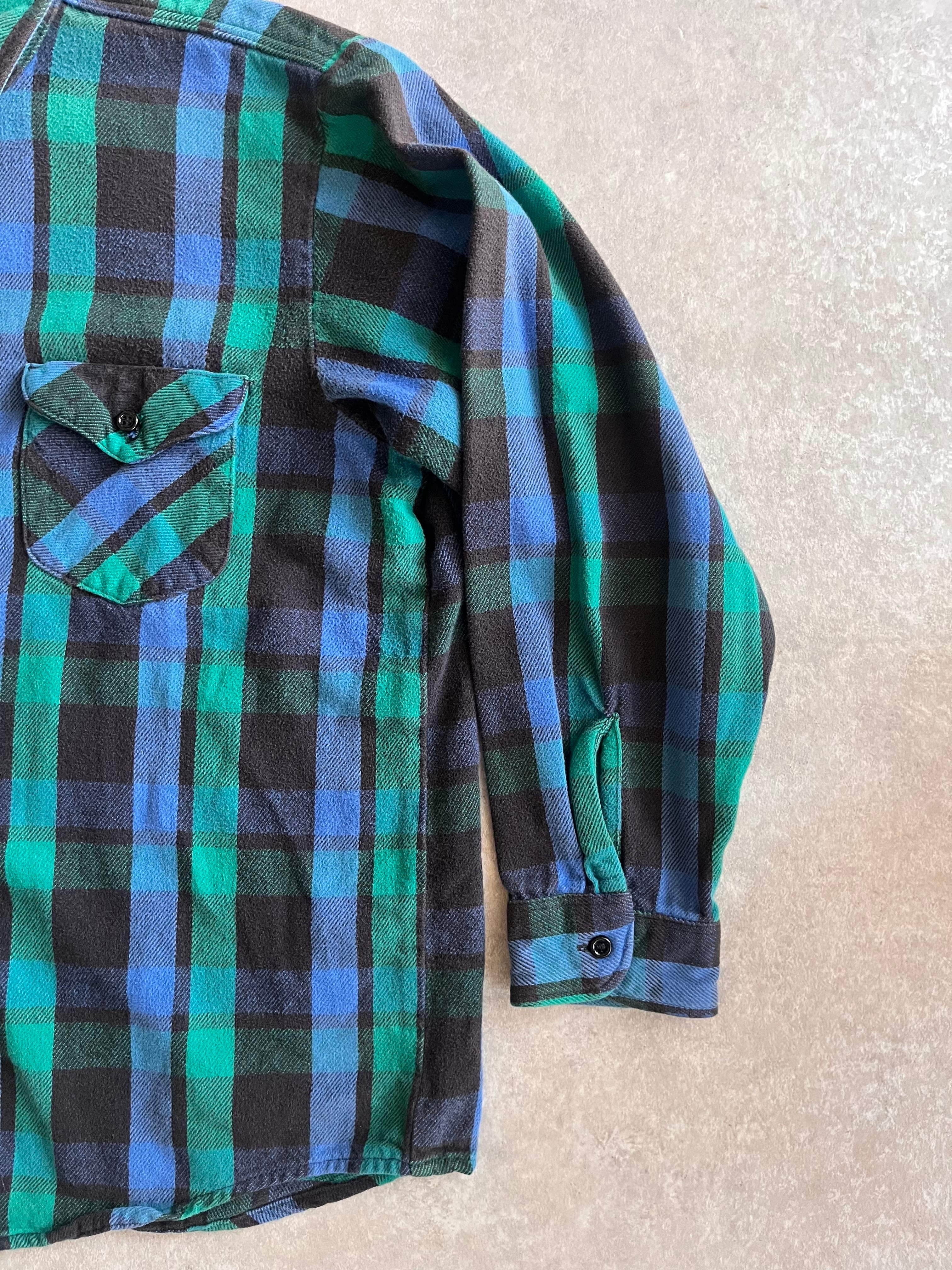 1980s OSH KOSH Flannel Shirts Made in USA XL G596 | ROGER'S used