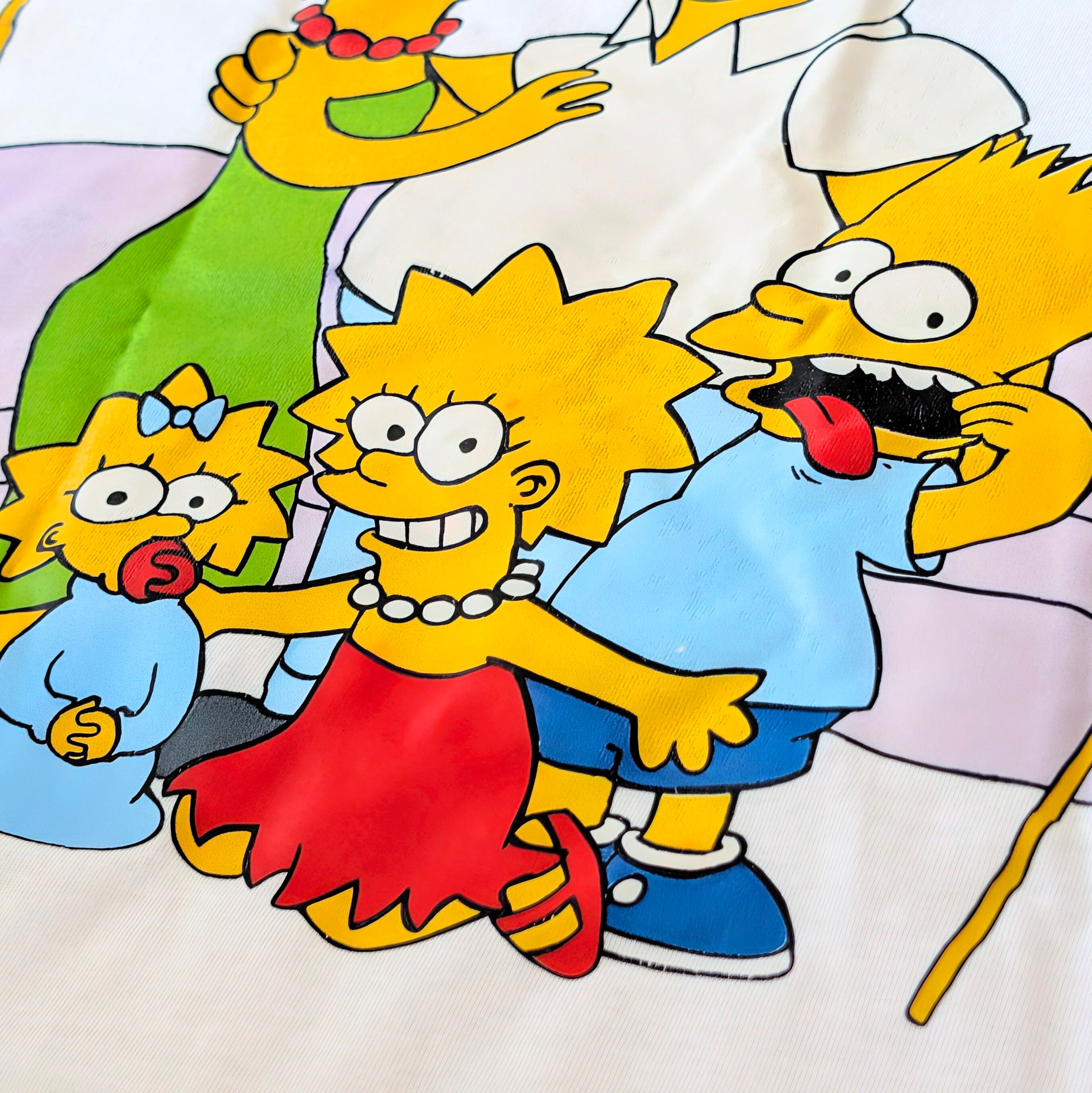 【 The Simpsons( ザ・シンプソンズ ) 】『 シンプソンファミリー 』写真撮ってもハチャメチャTシャツ(笑)〚アメリカン雑貨 アメトイ〛