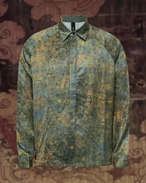 Retro Cuban-Collar Long-Sleeve Shirt【G1128】