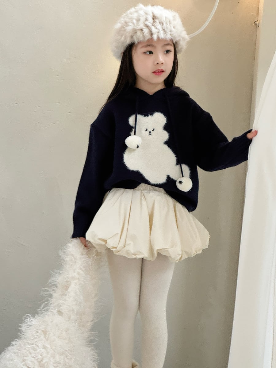 インパン付きアイボリーバルーンスカート