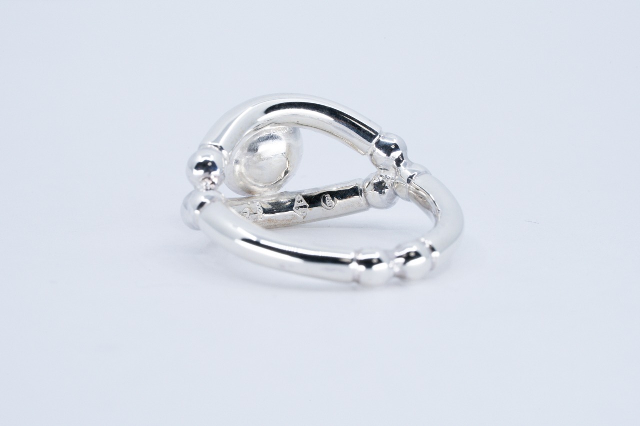 R-108  Breastplate Ring (Eye of Truth corall) コーラル