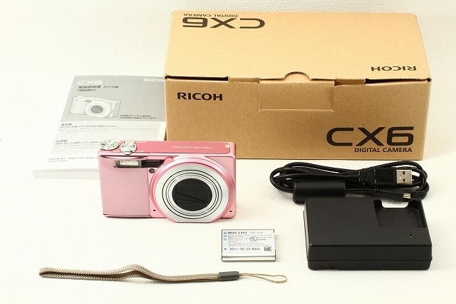 RICOH リコー CX6 ピンク 元箱付き 美品ランク/8758