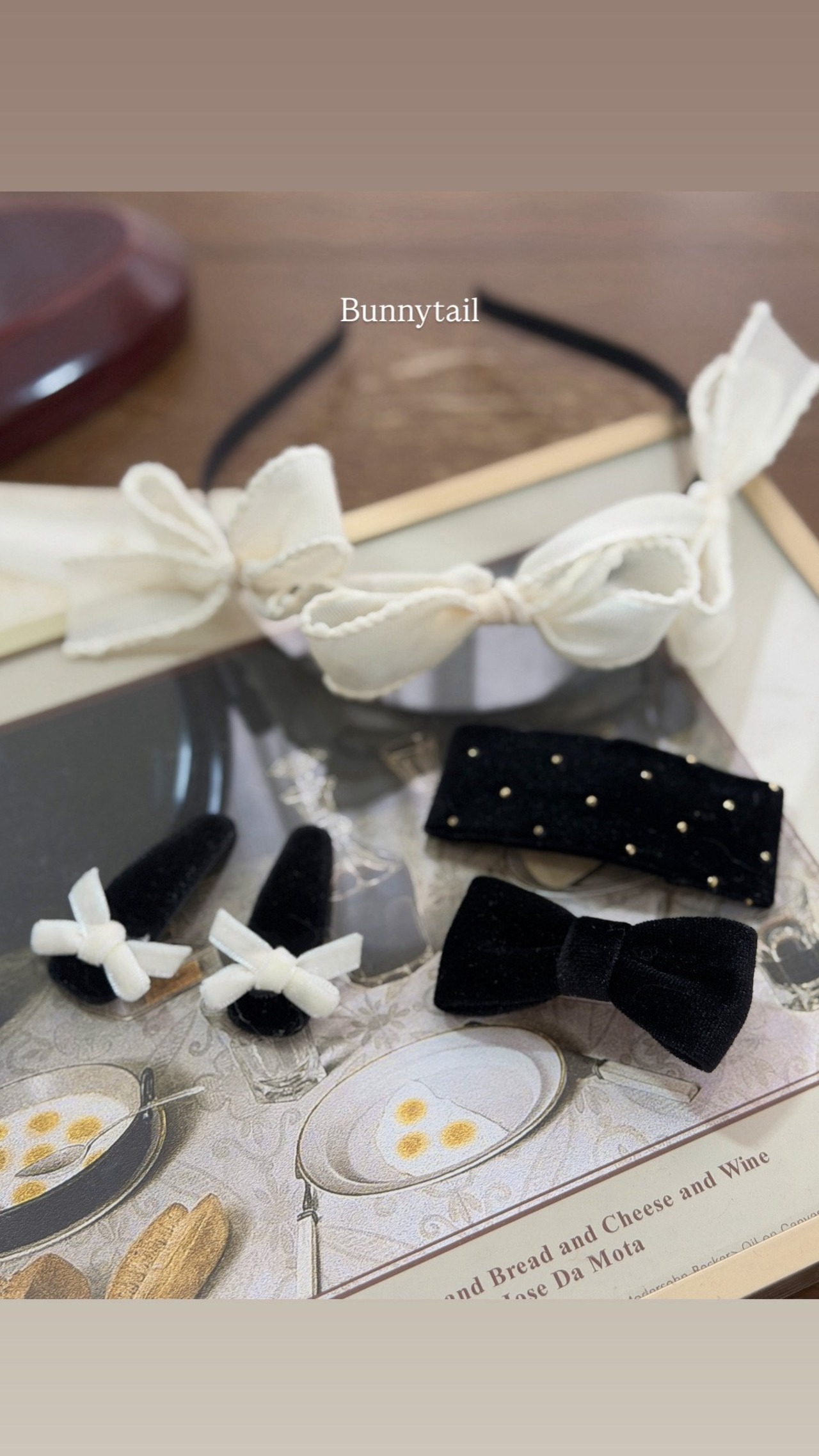 bunny tail［取寄］kirakira hairpin (2ea) 26winter