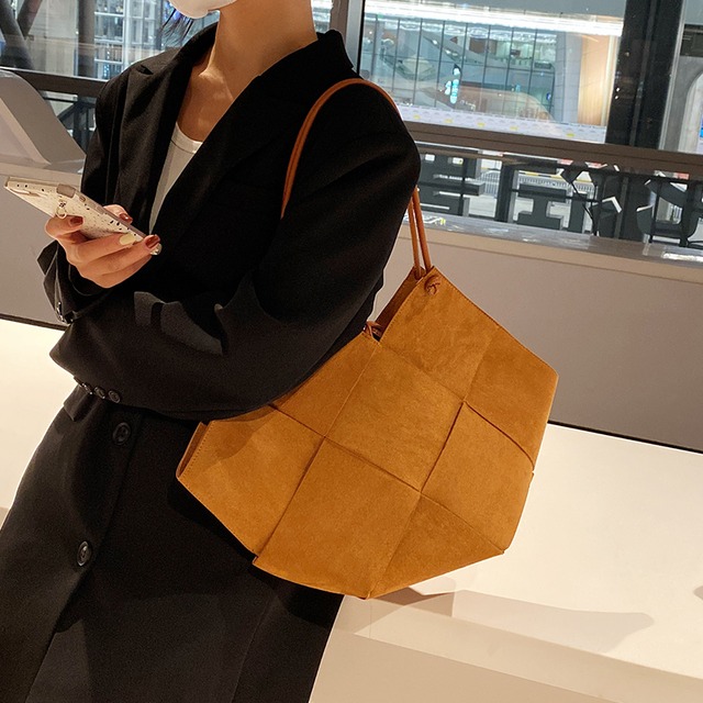 オータムウィンターショルダーバッグ 秋物 冬物 トートバッグ ステッチ Tiancai_Wing_Bag34572334456