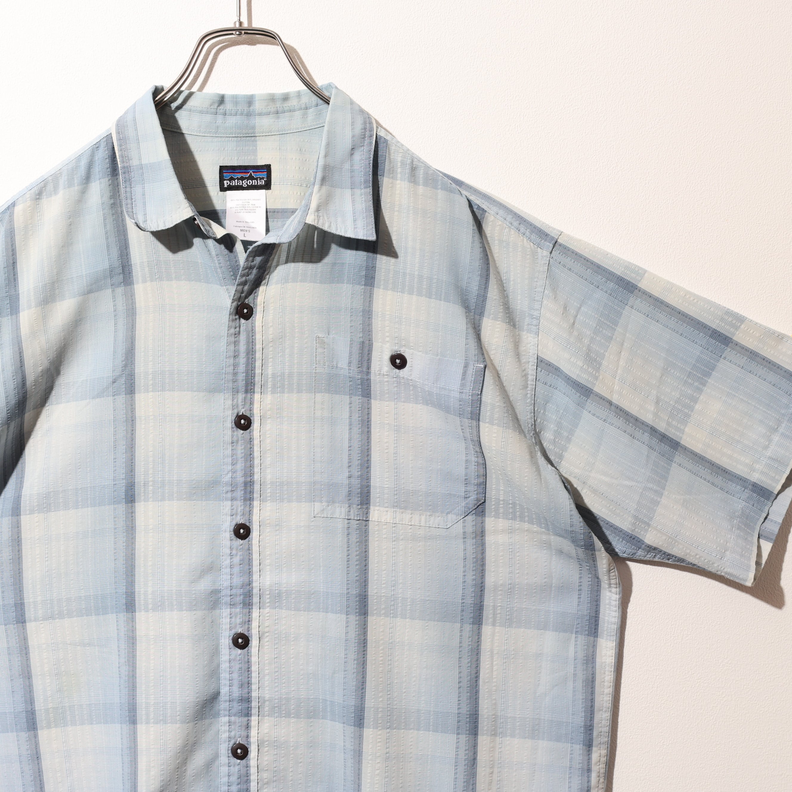 パタゴニア パッカーウェアシャツ A/C ヴィンテージ予備軍 L 07年 Puckerware Shirt Patagonia パッカーウェアシャツ