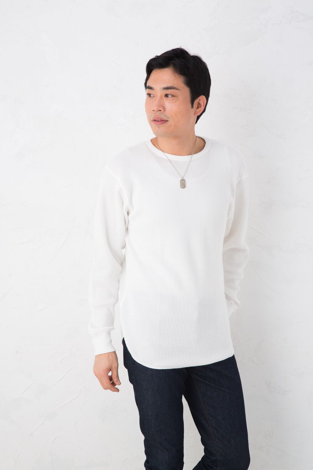 PHIGVEL ヘビーワッフル カットソー ロンT Tシャツ - Phigvel 