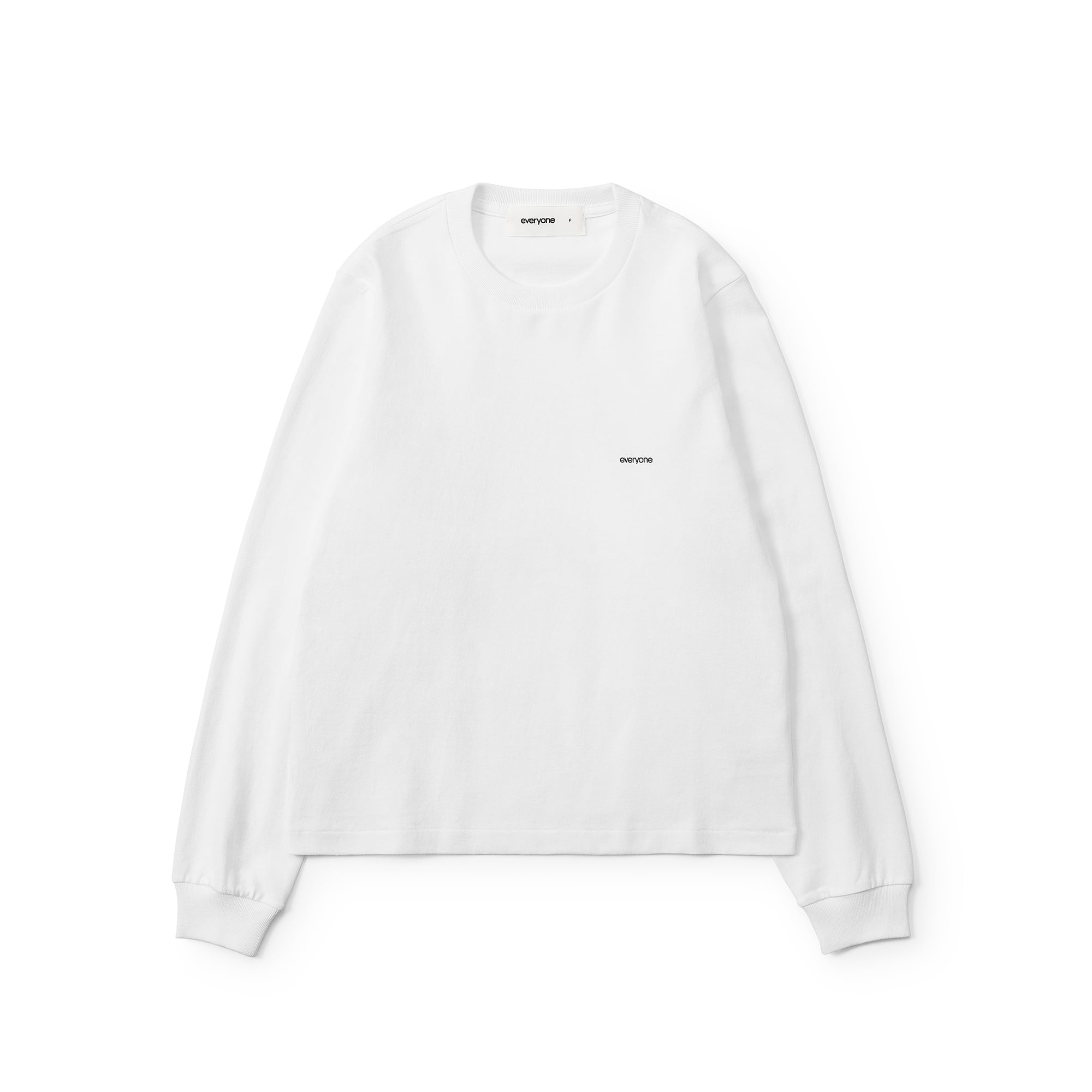 everyone original logo american cotton long sleeve tee petit