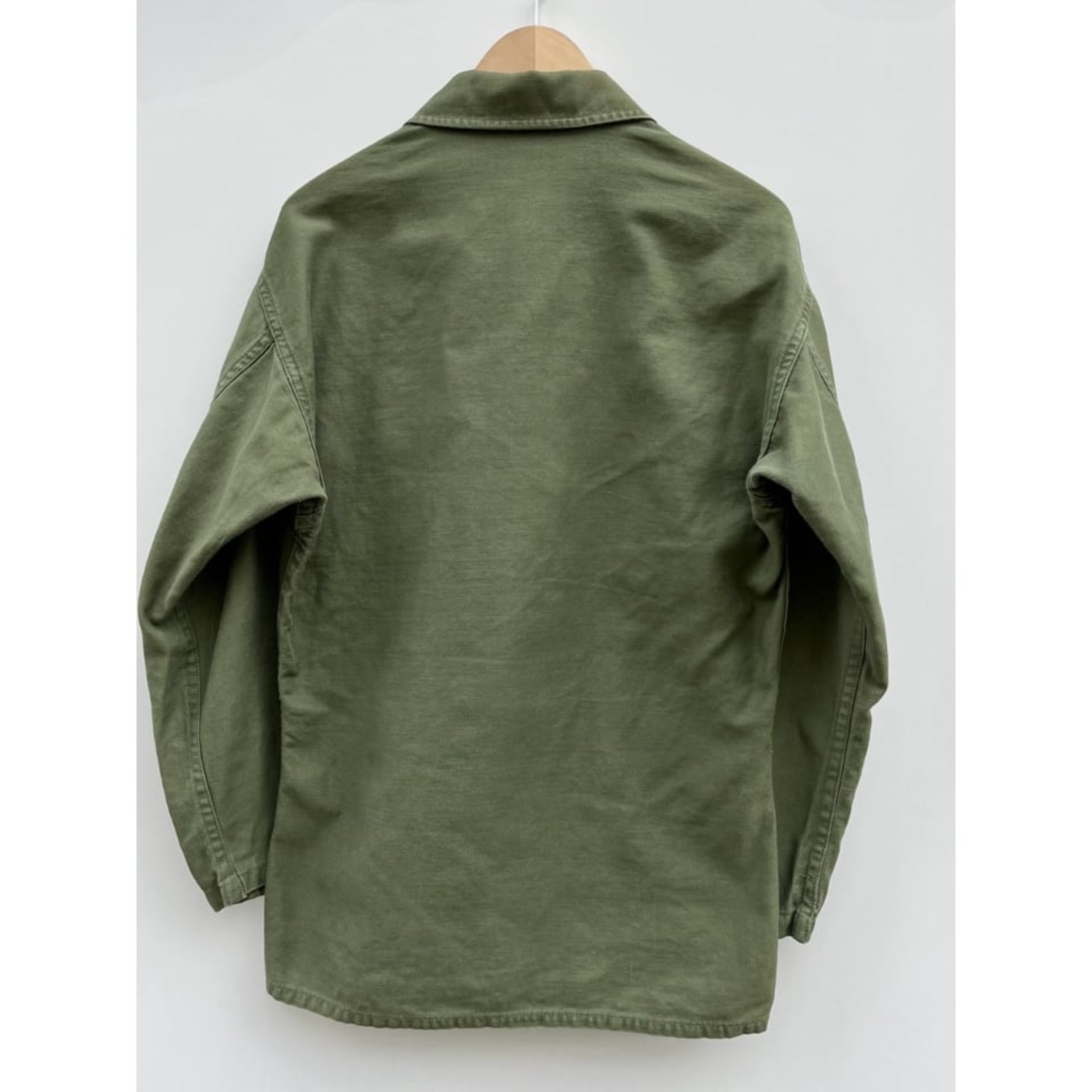 60s US ARMY "1st MODEL" OG107 UTILITY SHIRT Size MEDIUM