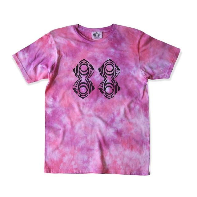 TKHOME FACTORY "88 LOGO" TIE DYE  T-SHIRT -S-