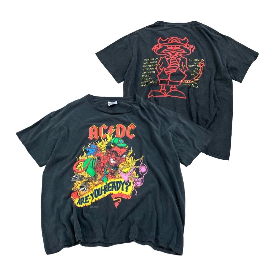 00s ACDC Are You Ready Tシャツ バンT