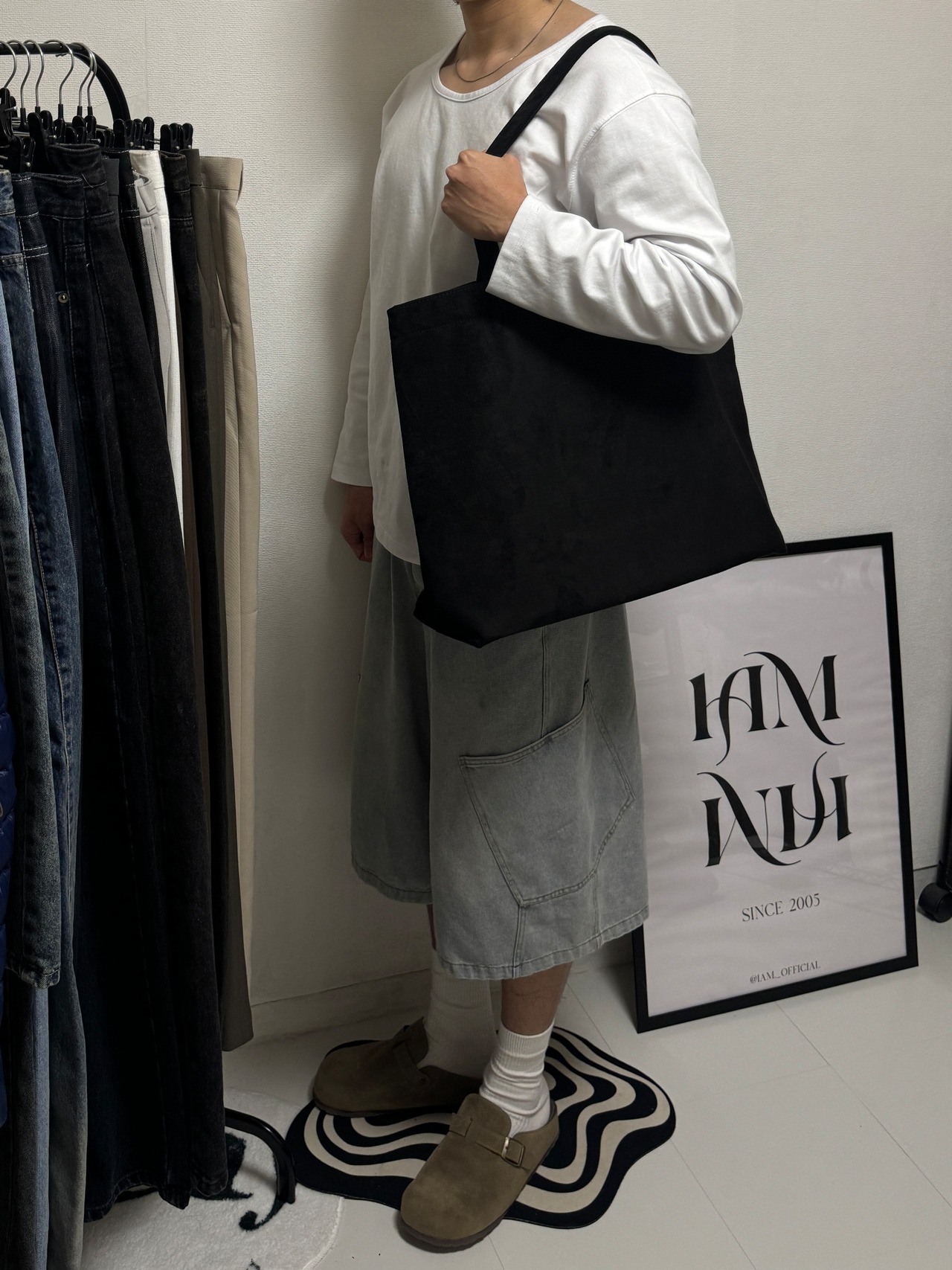 Steam Washed  Bermuda Denim Shorts (2color) - 3