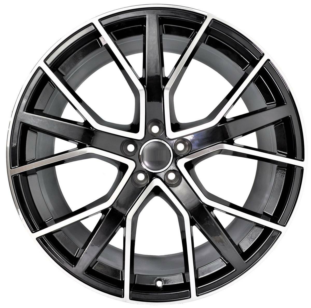 アウディ 22インチ ブラックポリッシュ ホイール4本セット Audi A7 A8