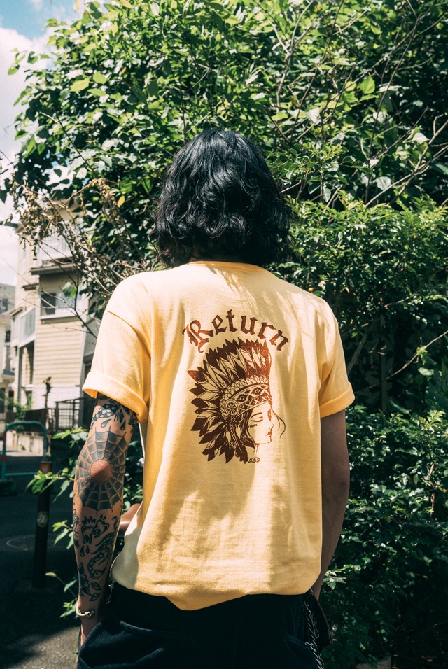 Indian yellow brown T