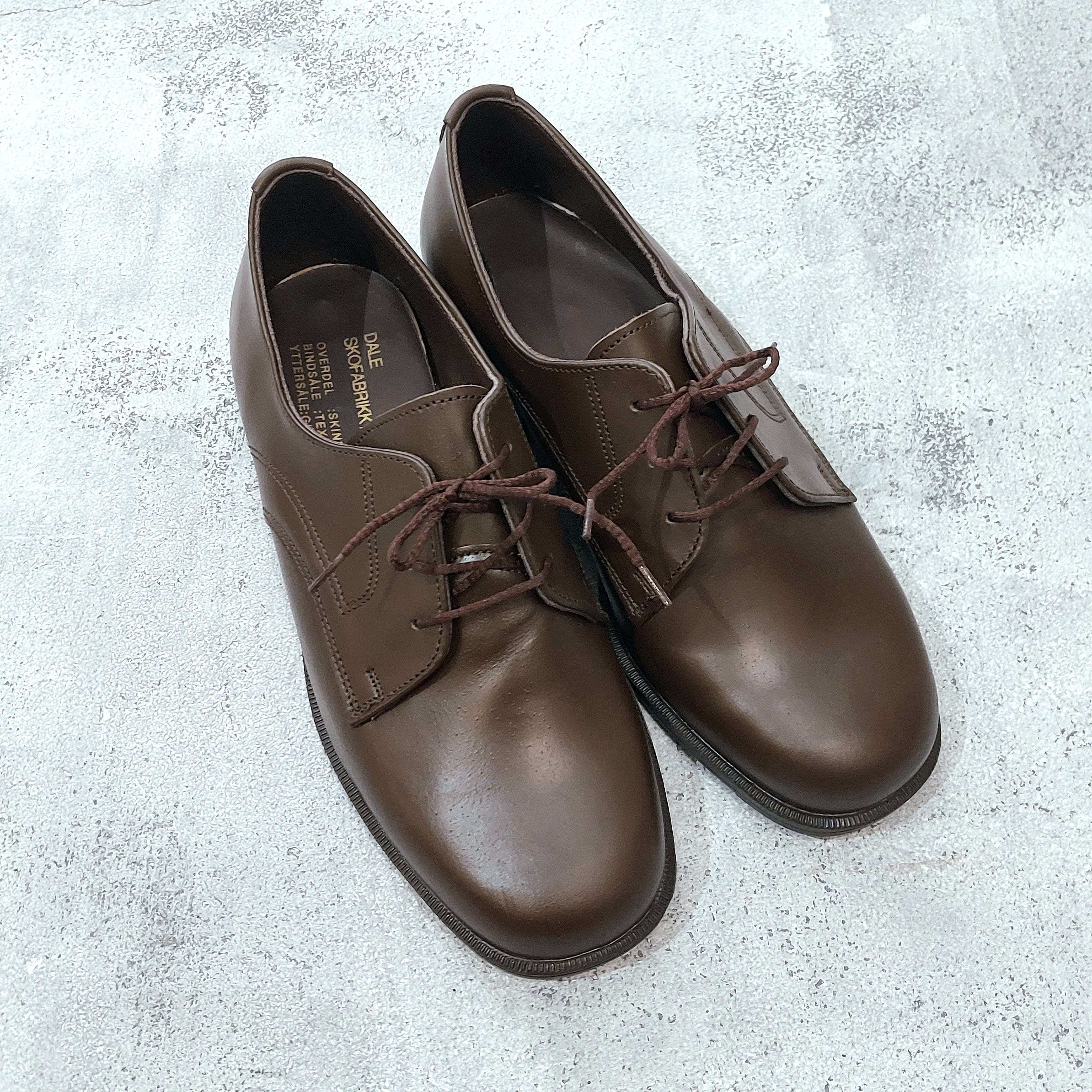 DEAD STOCK】Norwegian army service shoes 24.5㎝ [N-580-2
