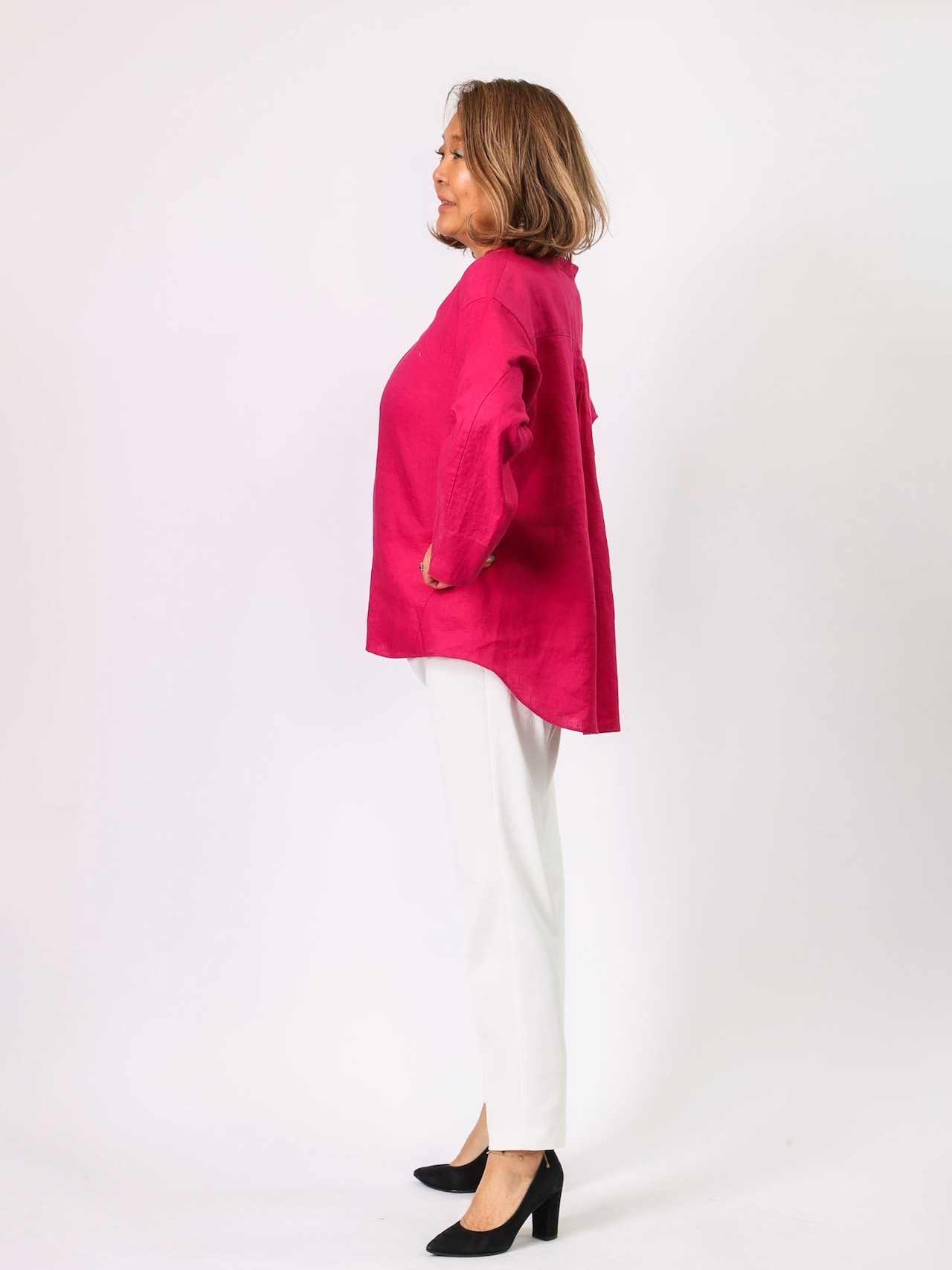 リネンゆったりブラウス(BRAHMIN)