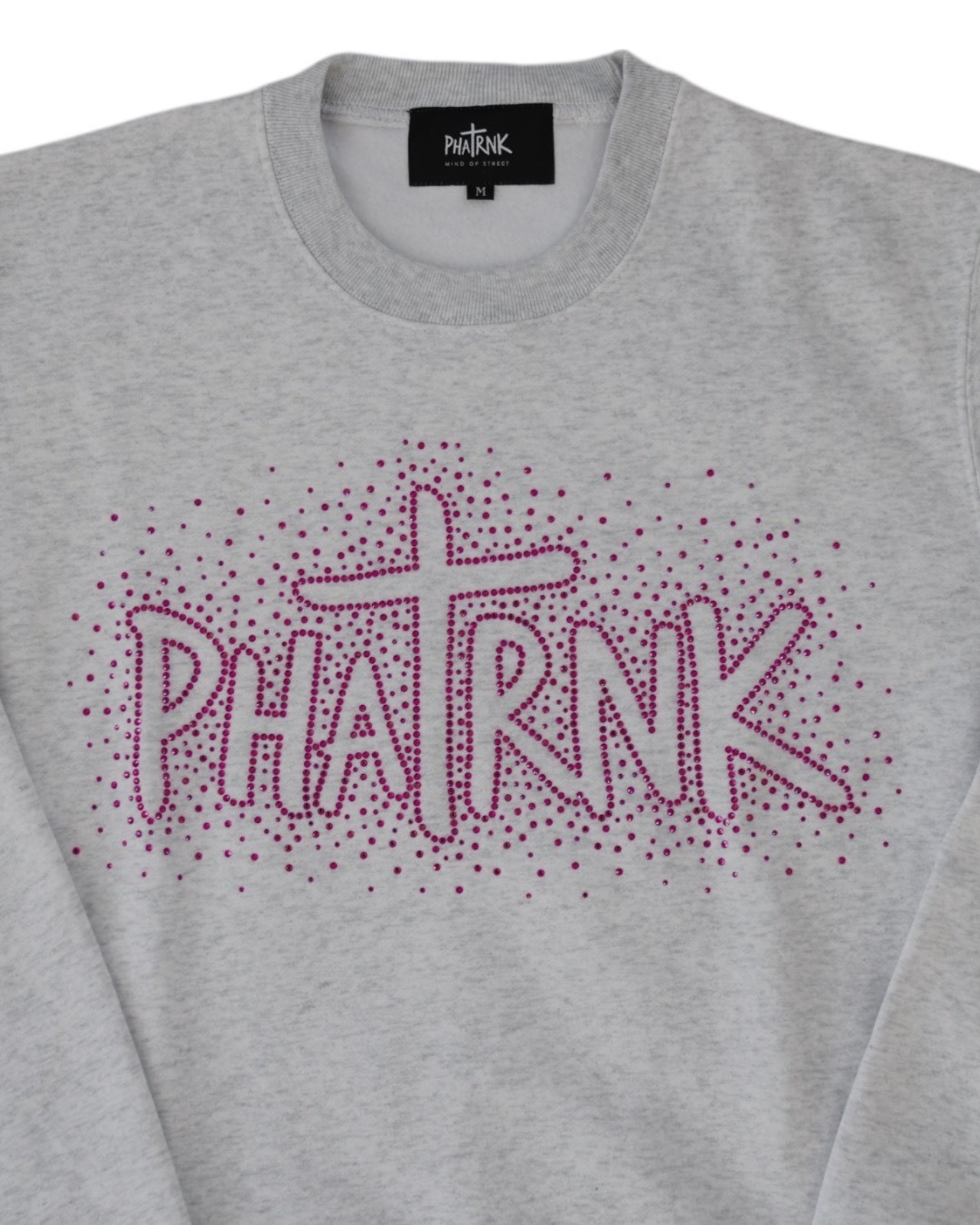 PHATRNK BURST RHINESTONE SWEAT SHIRT