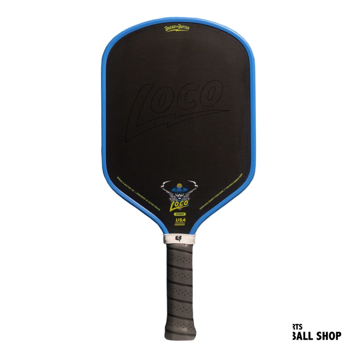 Bread&Butter - Loco 16mm Hybrid Azul Pickleball Paddle ピックル