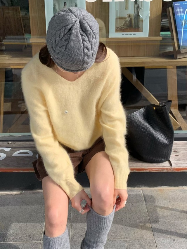 (予約) signature / Al knit 5color