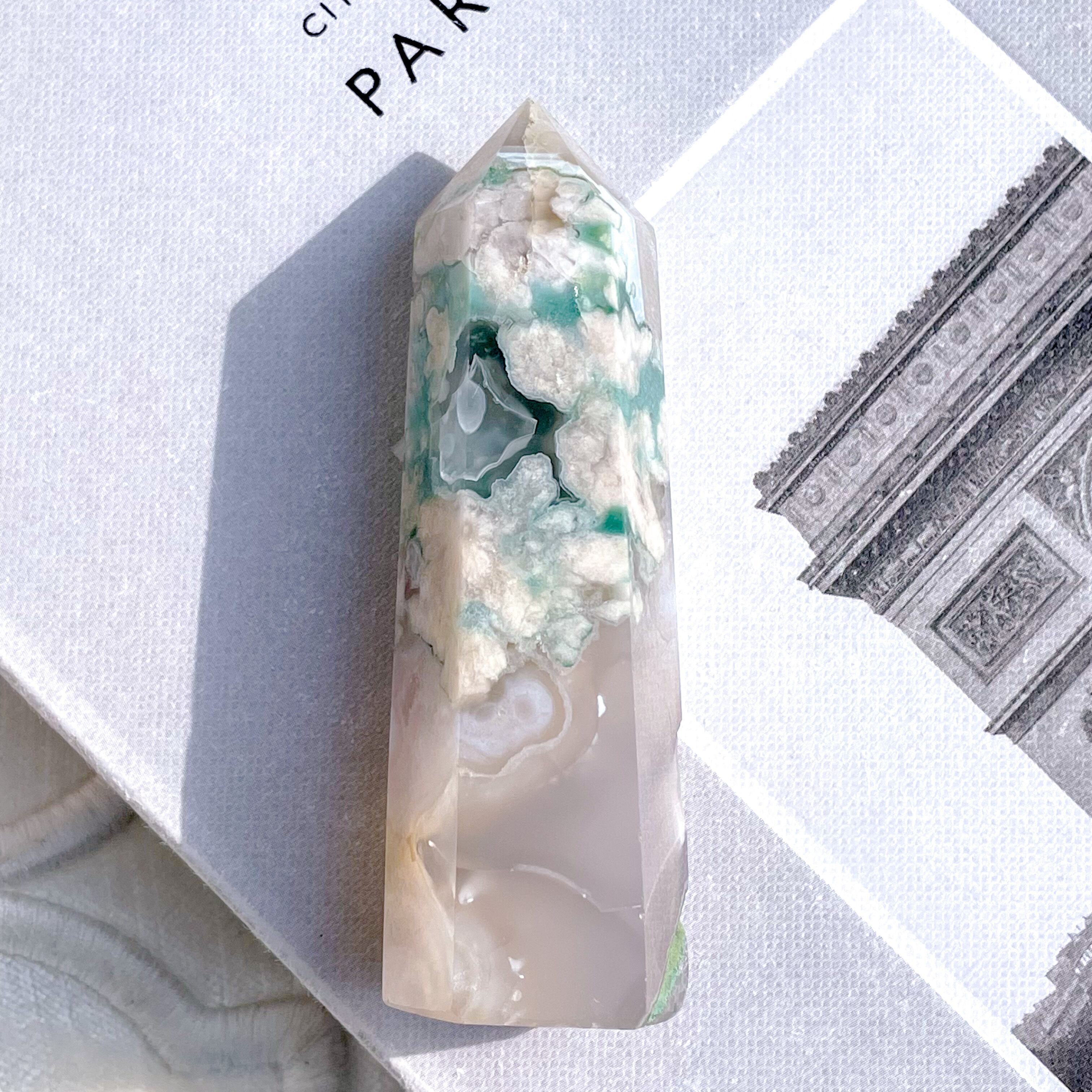 Green Cherry Blossom Point 12