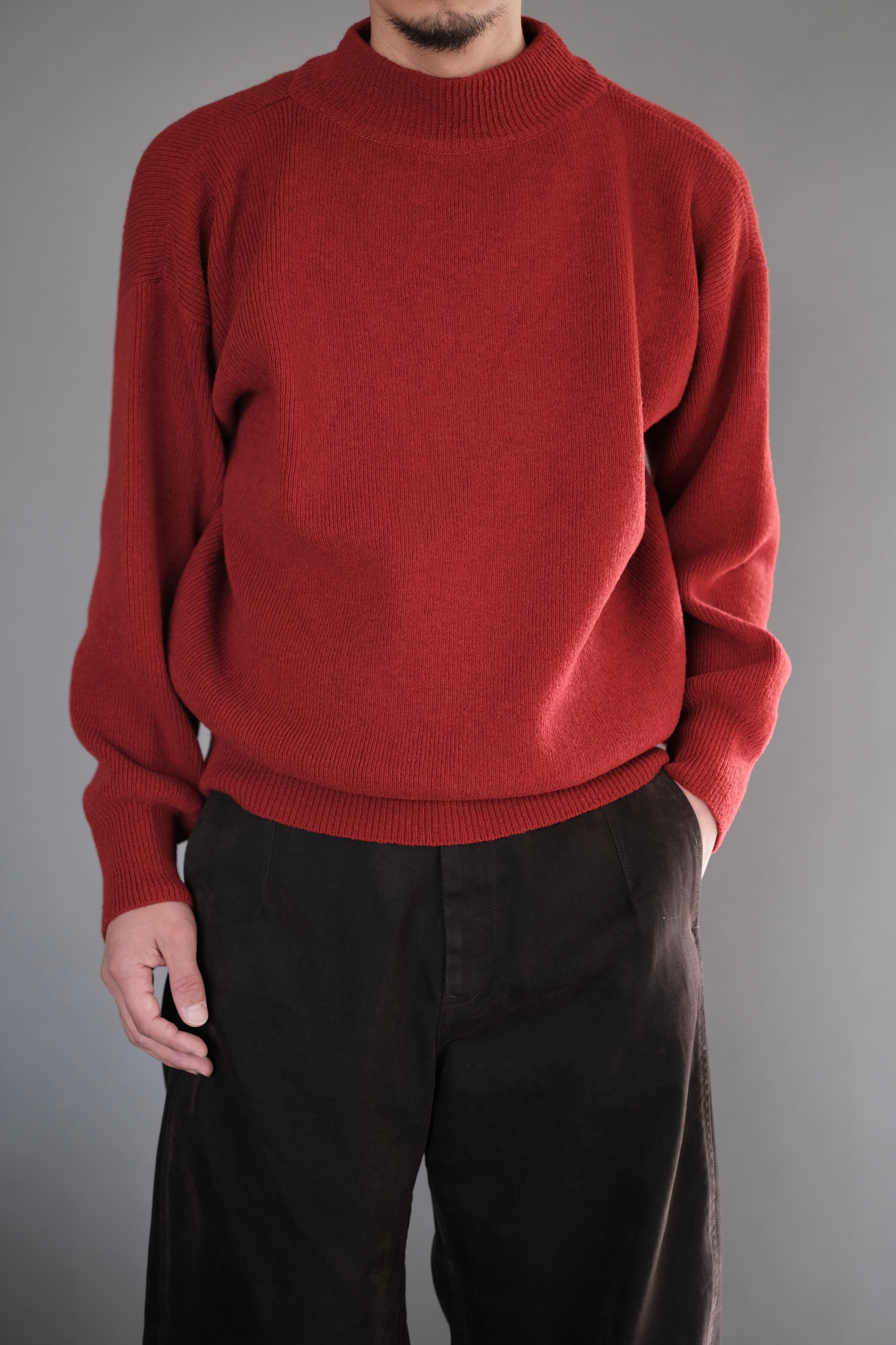 【slopeslow】シェットランドウール GOB sweater Slopeslow】GOB sweater(black) – NOUNZ