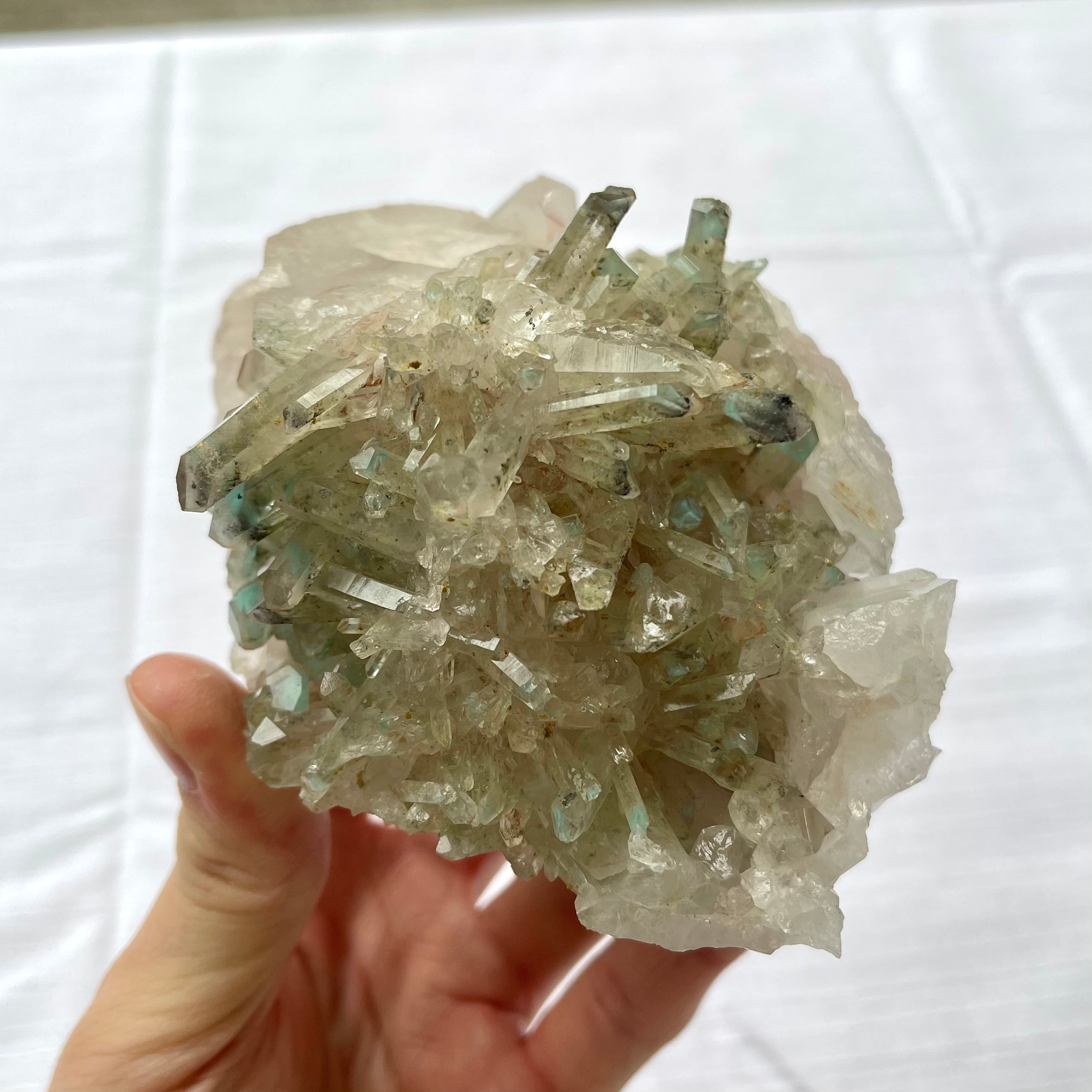 アホイト / クォーツ【Ajoite in Quartz】南アフリカ産 | PEANUTS MINERALS