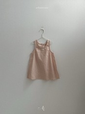 韓国子供服 / Atomeme / 26Autumn / Hey Check One-piece / 秋服 *S~XL*