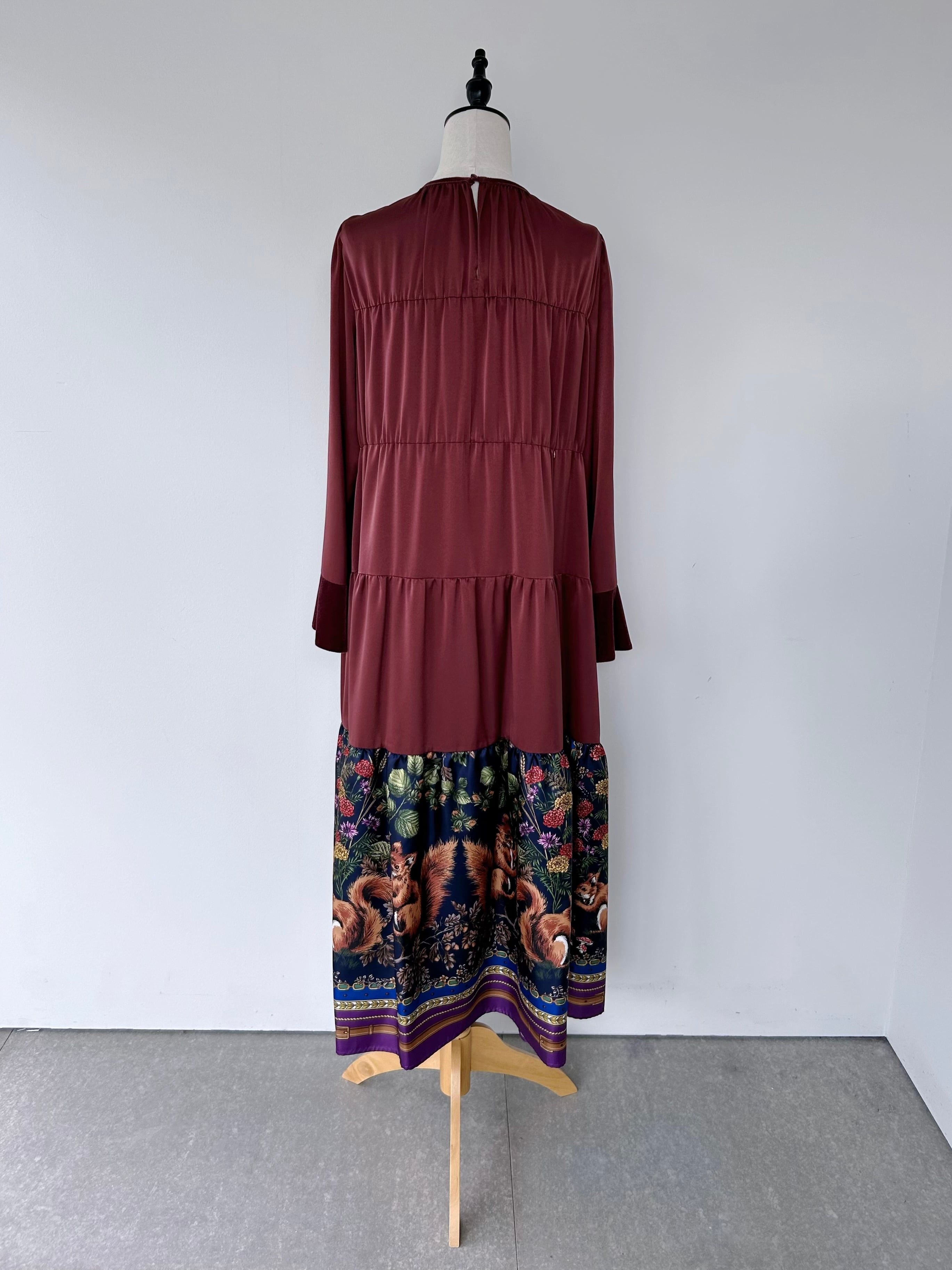 MUVEIL スカーフプリントワンピース | KOKO