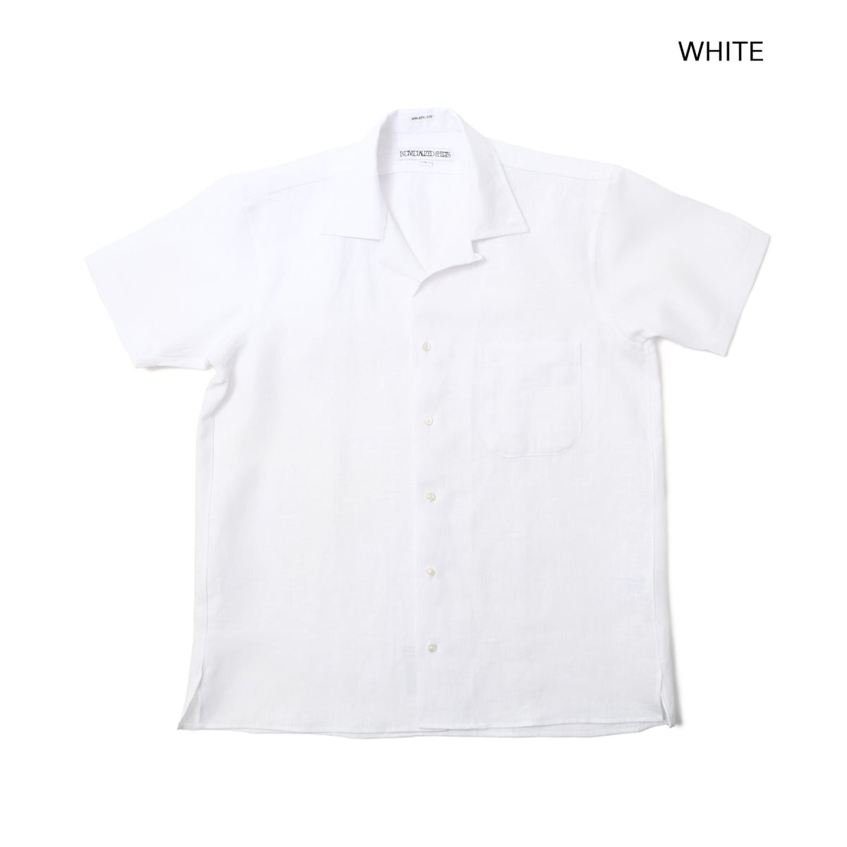 未使用品 INDIVIDUALIZED SHIRTS 16.5 リネンシャツ 白 INDIVIDUALIZED SHIRTS インディビジュアライズドシャツ