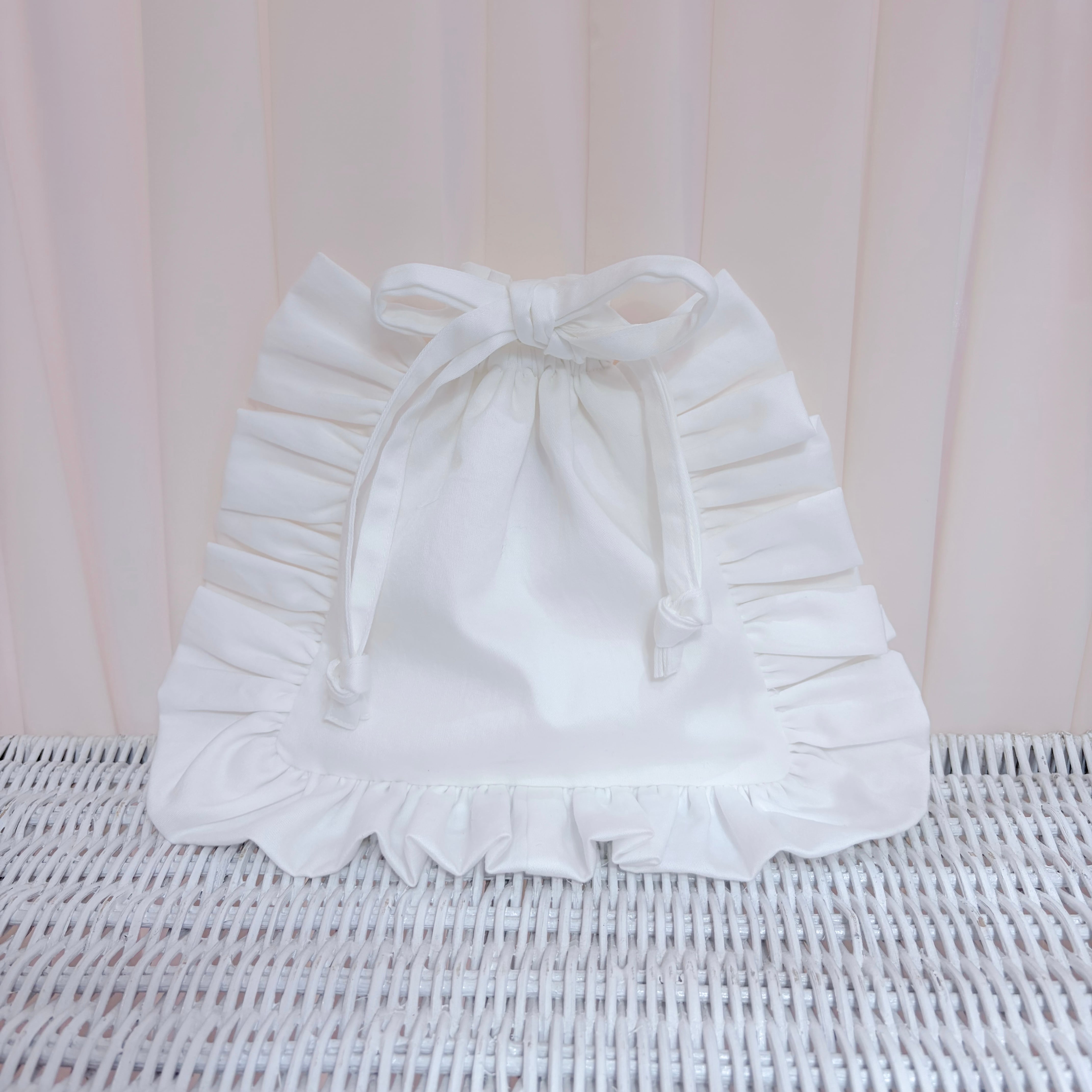 Hotel frill 巾着バック