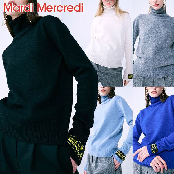 MARDI MERCREDI CASHMERE BLENDED BASIC TURTLE NECK WM2372 マルディ