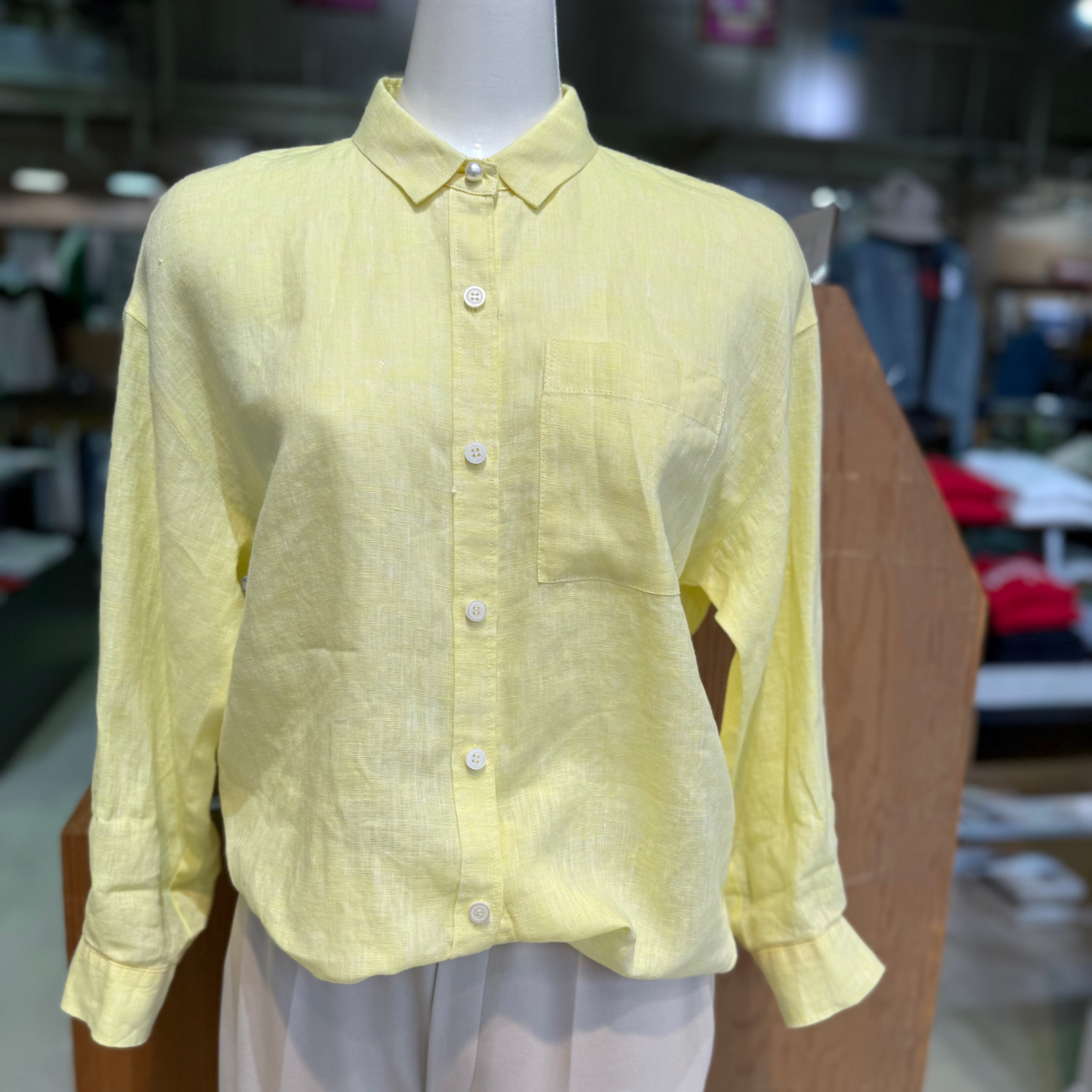 30%OFF BLUE FRONCE ブルーフロンセ フレンチリネンシャツ 621417