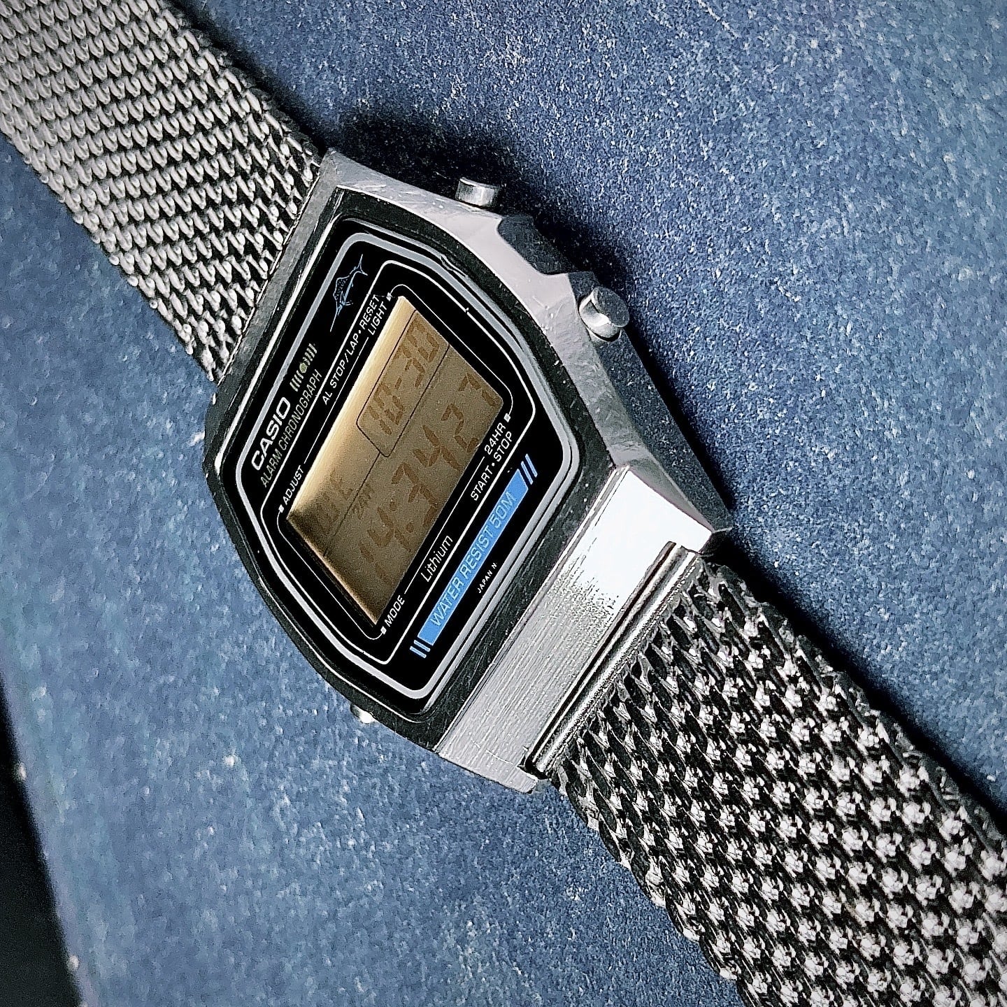 CASIO W-35 80s Marlinカジキ カシオマーリン　　ビンテージ 商品番号204 casio W35 marlin | ふるカシ時計