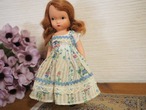 ナンシー・アン 「ストーリーブックドール」 ビスク 花柄ブルー山道リボン 画像7